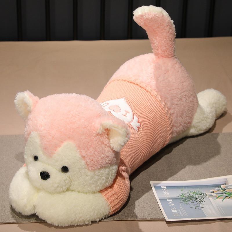 Мультяшный свитер Собака Подушка-игрушка Плюшевая игрушка Кукла Щенок Собака Кукла Детская успокаивающая тряпичная кукла