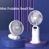 Outdoor Small Fan Noise Reduction USB Charging Li-ion Battery Foldable Desk Fans Portable Hangable Neck Mini Handheld Small Fan