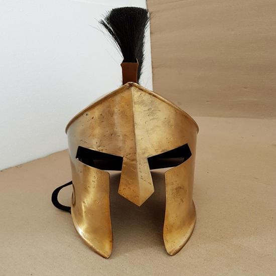Spartan Helmet Knight Black Plume of Sparta Leonidas 300 Movie Helmet Greek Helmet Best Gift