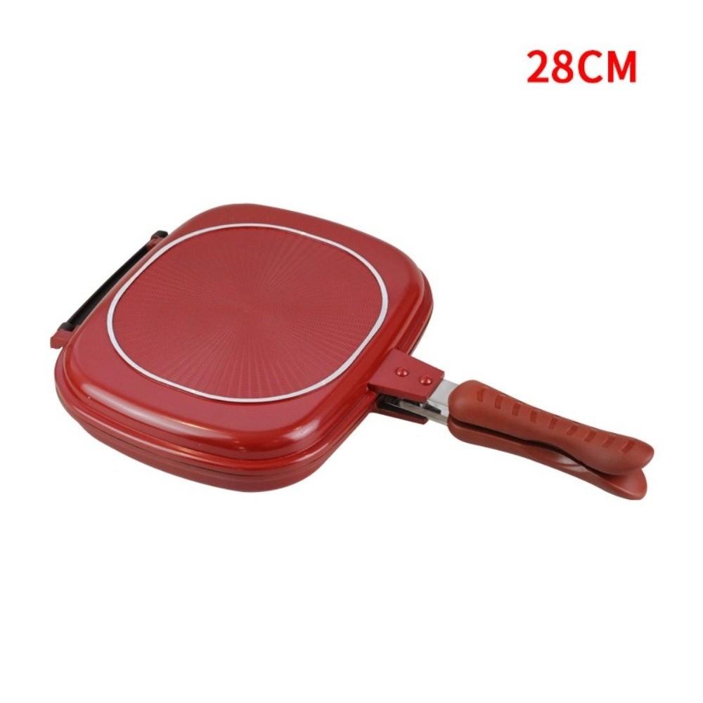 Thickened Double-Sided Pan 28/32cm Breakfast Cooking Tools Steak Frying Pan Kitchen Accessories