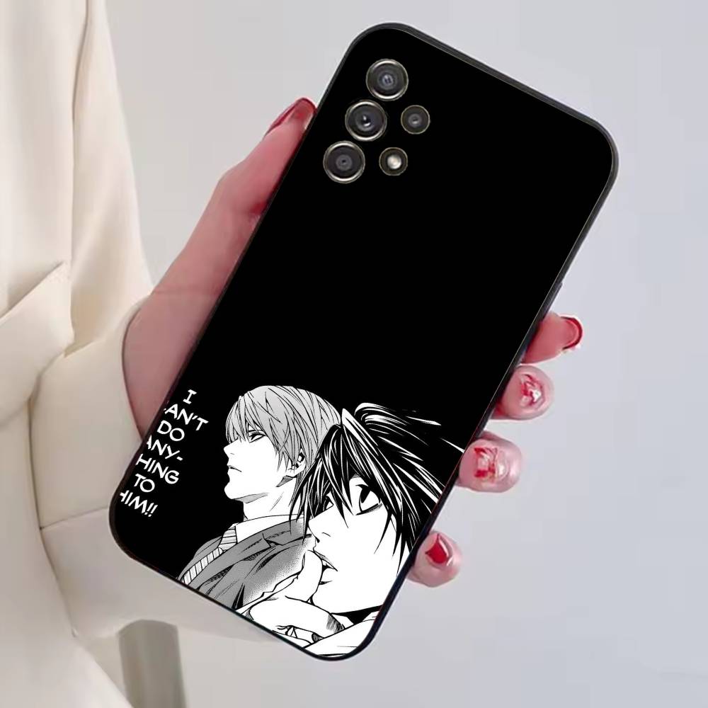Крутой чехол для телефона с аниме Death Notes, черный силиконовый, мягкий, для Samsung S25, S24, S21, S22, S23, S30, Ultra, S20, Plus, Fe, Lite