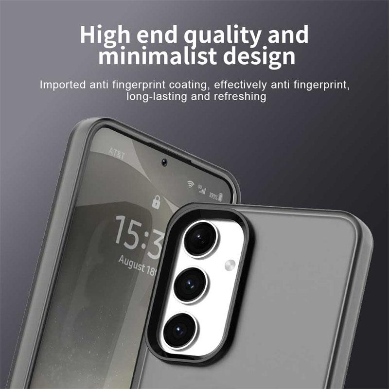 Матовый прозрачный чехол для Samsung Galaxy S24 FE Чехол Силиконовый Матовый Простой ТПУ Samsung S24 FE Защита Чехол для телефона S24 FE