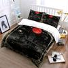 Haunted house, red moon. Bedding sets Duvet cover sets Duvet covers Pillowcases(1 * Duvet Cover 2 * Pillowcases without duvet insert)