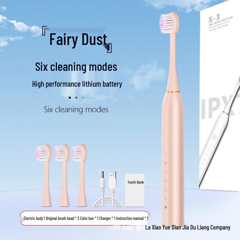 «Умная электрическая зубная щетка Sonic для пар — трансграничная зарядка, мягкие щетинки, автоматическая очистка».