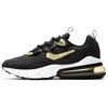 Air Max 270 React Grade School 'Black Metallic Gold Star' (Unisex) Black / Metallic Gold Star / Black Kids' Running Shoes BQ0103 018
