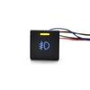 1Pc Car LED Fog Light Steering Wheel Heating Rearview Mirror Control Switch Button For Toyota Camry Corolla 2018 Rav4 2019 2020