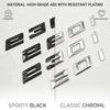 3D Glossy Black Chrome 220i 230i Emblem Badge Letter Rear Trunk Decal Sticker For BMW 2 Series F22 G42 Car Styling Accessories CC4