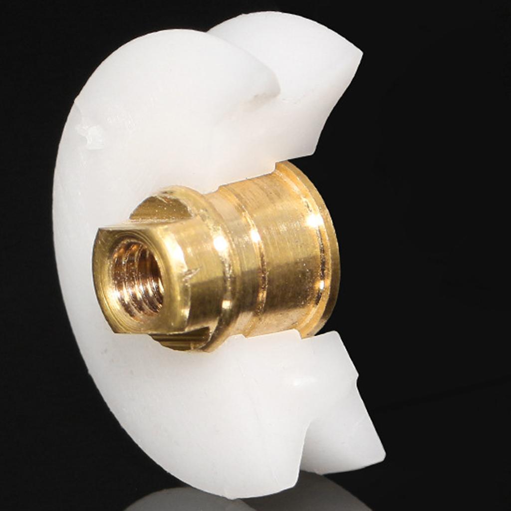 22-мм ролики для душевой двери с канавкой и металлическими винтами - набор из 4 или 8 штук