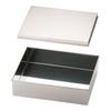 Endo Shoji Commercial Large Tray with Stainless Made In Japan AHT21001 Lid, Steel,