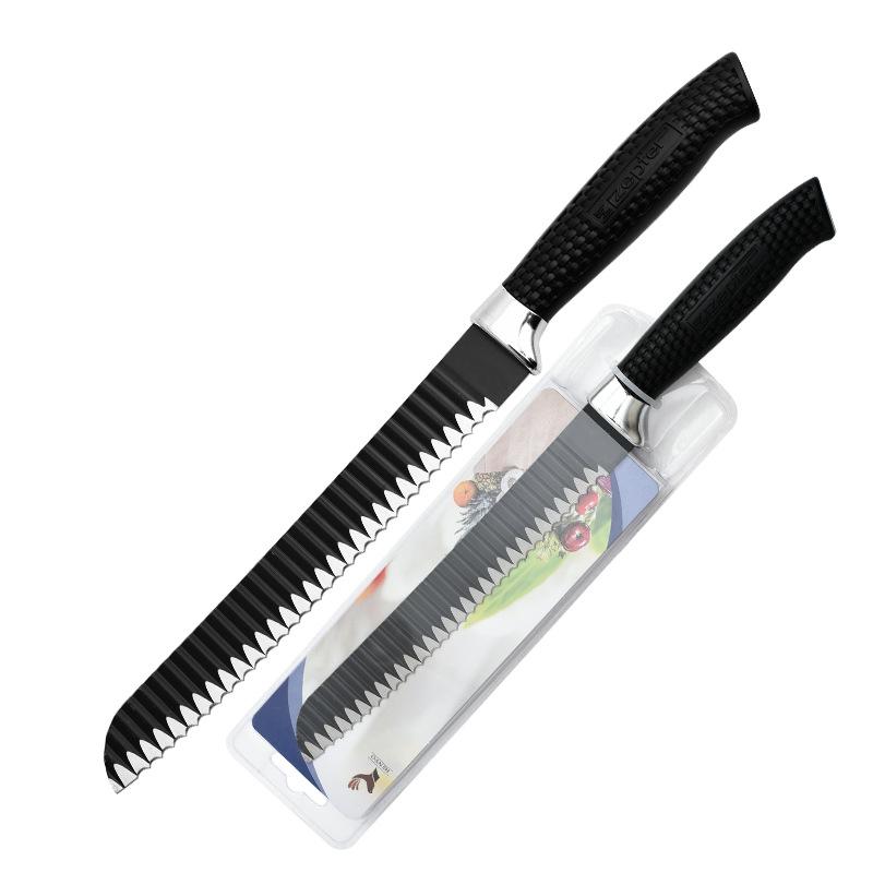 Черная волна узор из нержавеющей стали кухонный подарочный нож фруктовый нож