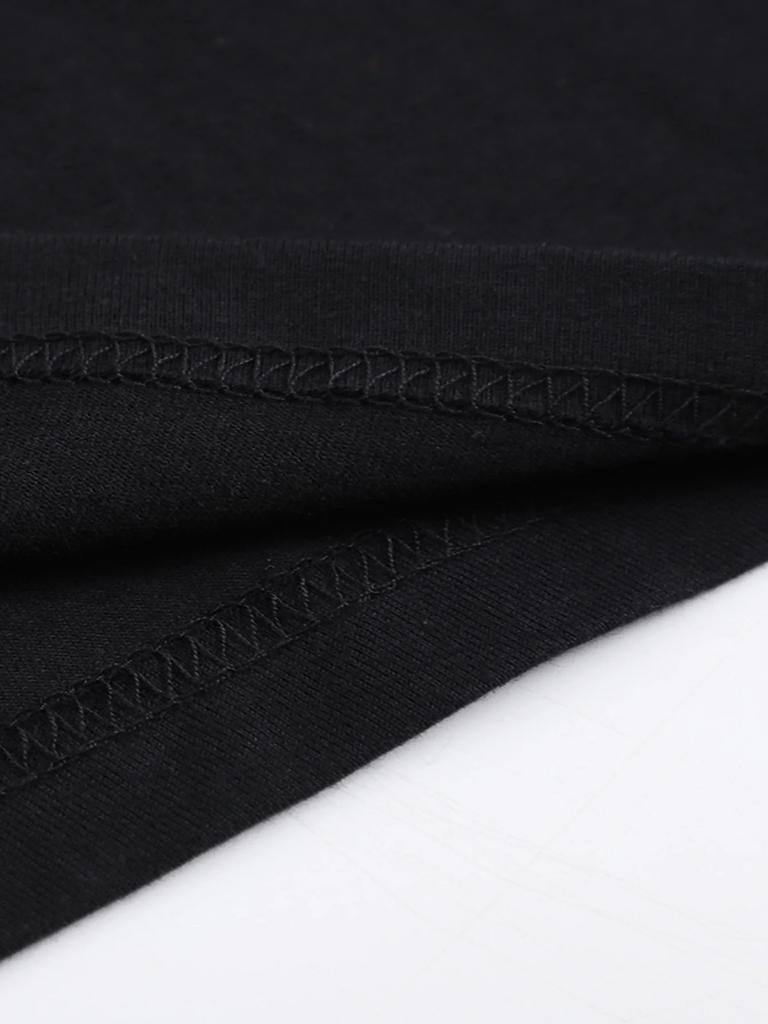 Мужская футболка с рисунком летучей мыши О, смотрите, дизайн «Небесные котята» Мягкая 180 г/м² Чистый хлопок Повседневная футболка с коротким рукавом для повседневной одежды