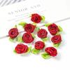 100/200Pcs Artificial Rose Flower Head Valentine's Day Bouquet Photo Props Baby Bride Gift Party Mother's Day Hairpin Decoration