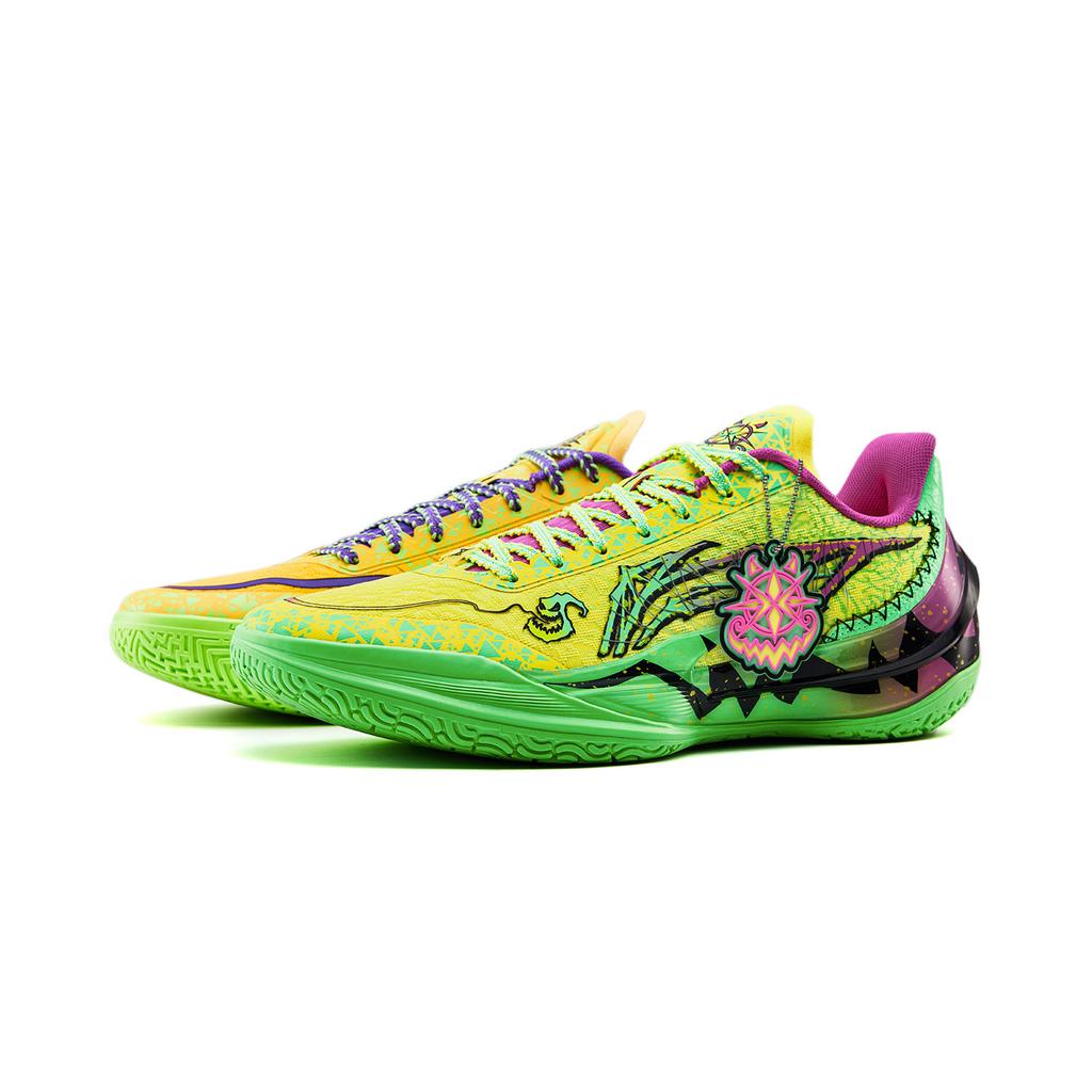 Li Ning Blade 5 V2 Phantom Halloween Colorway Unisex Basketball Shoes Yellow Green ABAV059-16
