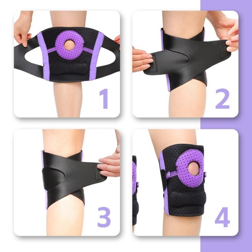 Anti-slip Knee Brace Silicone Patellar Tendon Support Protective Equipment Sports Knee Pad Fitness