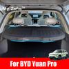 Для BYD Atto 2 YUAN PRO 2024 Аксессуары Интерьер Автомобиля Задний Багажник Панель Хранения Раздвижная Шторка Организуйте Хранение Черная Панель