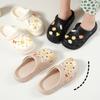Women's Thick-Soled EVA Clog Shoes - New Style Non-Slip Two-Wear Beach Sandals & Slippers.