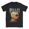 Rapper Chris Brown Big Face T Shirt Men 100% Cotton Funny T-Shirts Crew Neck  Tees Short Sleeve Clothing Printed