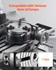 VEVOR Horizontal Vertical Rotary Table 200 mm Precision Milling Rotary Table, with T-Slot & Graduated Scale, Worm Gear Adjustment, Cast Iron