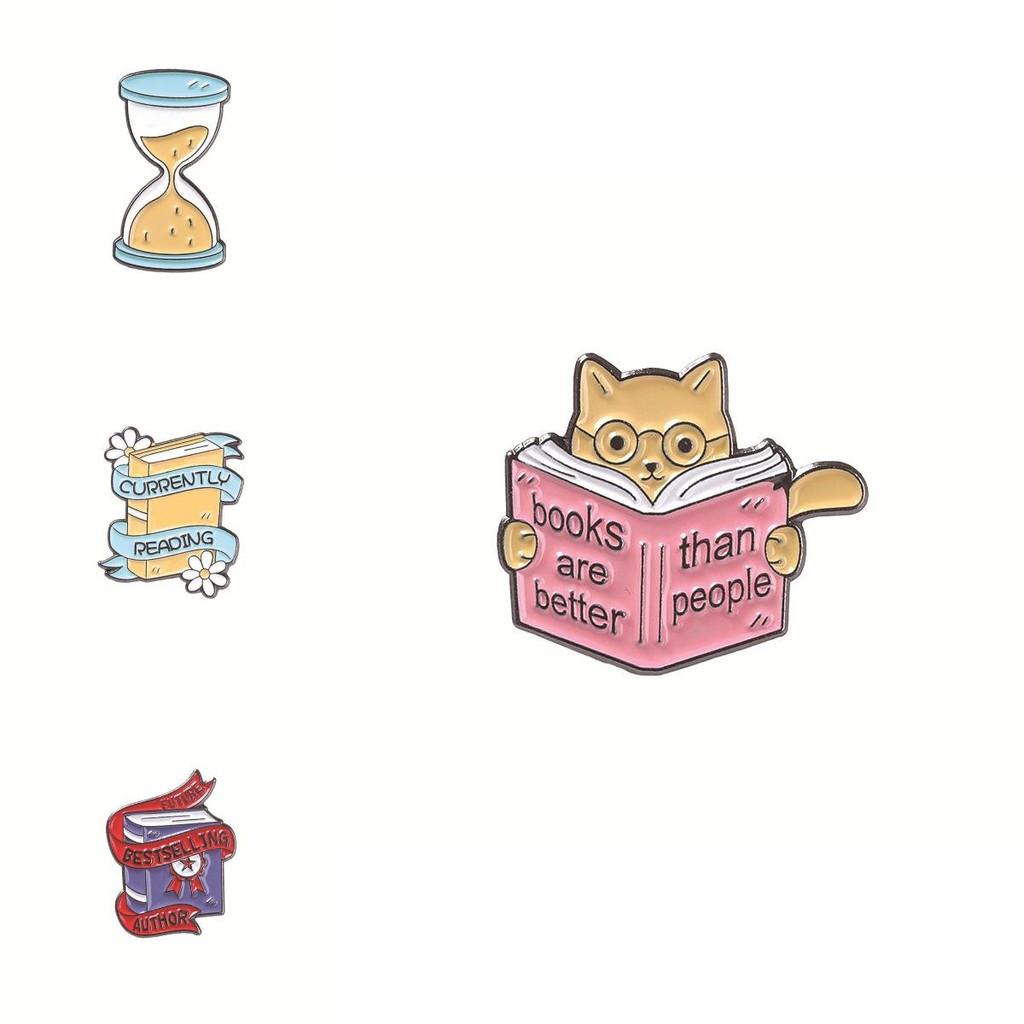 Кошка Современный Сплав Магическая Книга Брошь Модный Значок Для Мужчин И Женщин В Стилях Трендовый