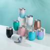 USA Personalized Vacuum Insulated Stainless Steel 12oz Wine Tumbler with Lid