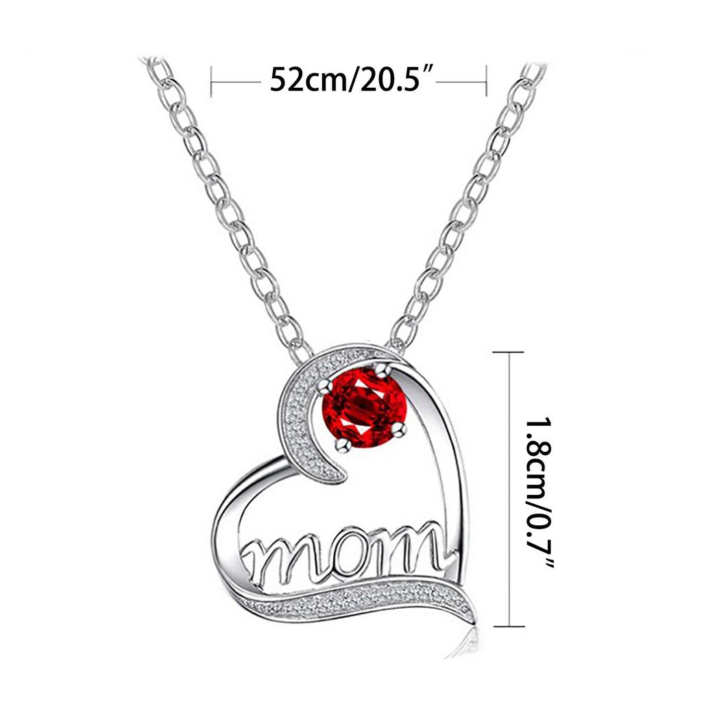 Ожерелье с женским сердечком ко Дню матери, изысканная позолоченная цепочка на ключицу с любовью