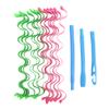 Набор для укладки спиральных локонов Сделай сам Пластиковый ролик для укладки спиральных локонов для женщин девушек Очень длинные волосы 45 см 17,7 дюйма (12шт)