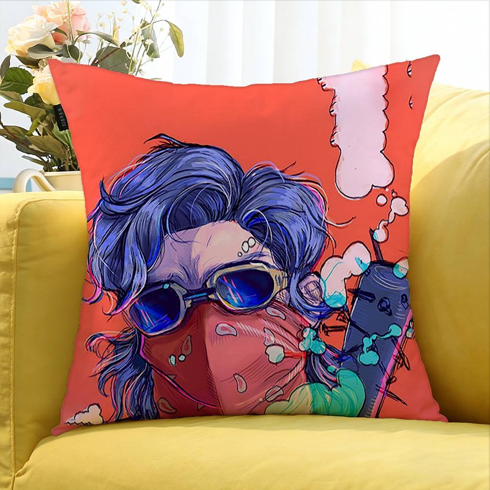 Joe Keery Stranger World Various Sizes Square Pillow Case For Car Home Bedchamber Decor