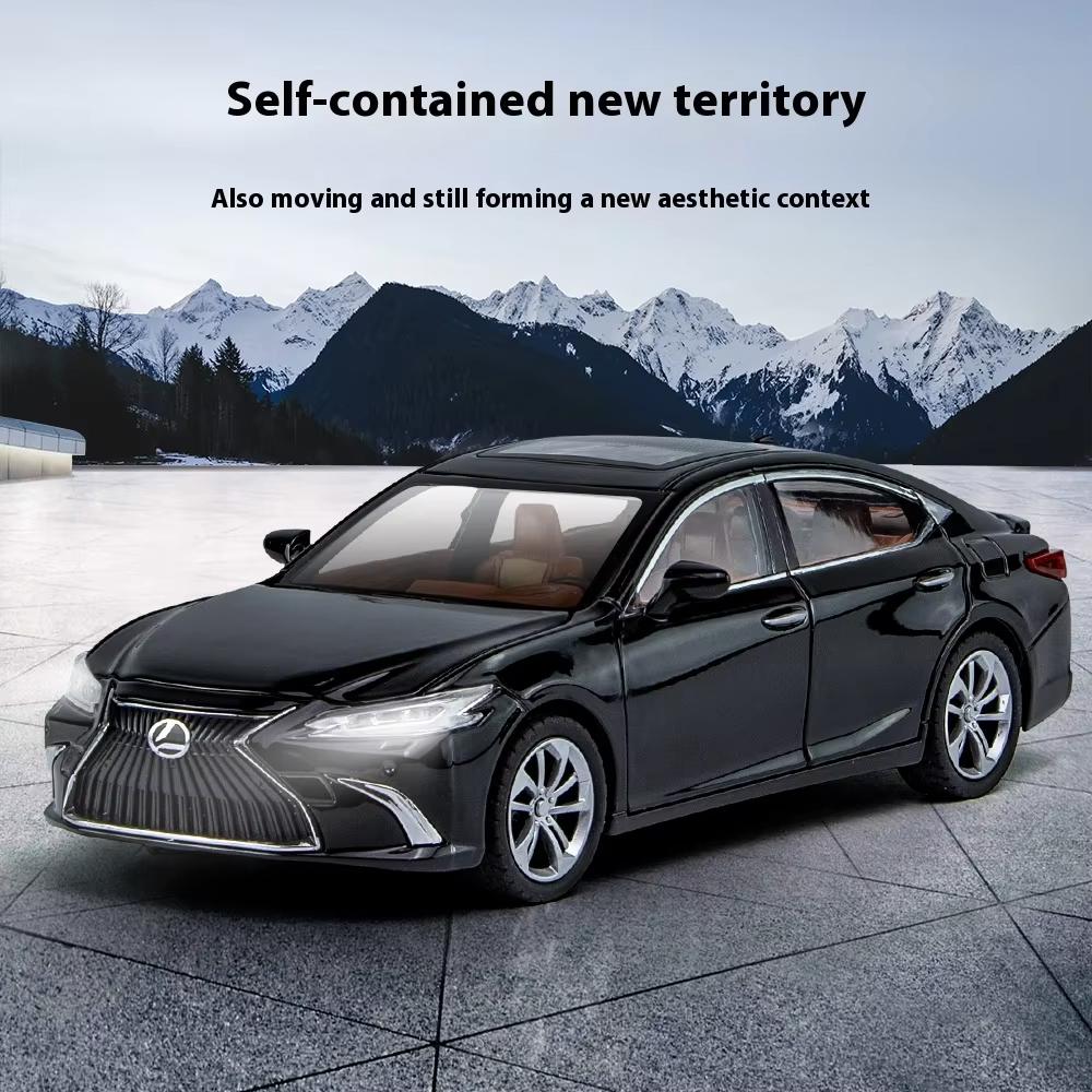 Новый 1:24 Lexus ES300 большой люксовый представительский седан литой металлический автомобиль модель со звуком и светом серия Pull Back подарок на день рождения