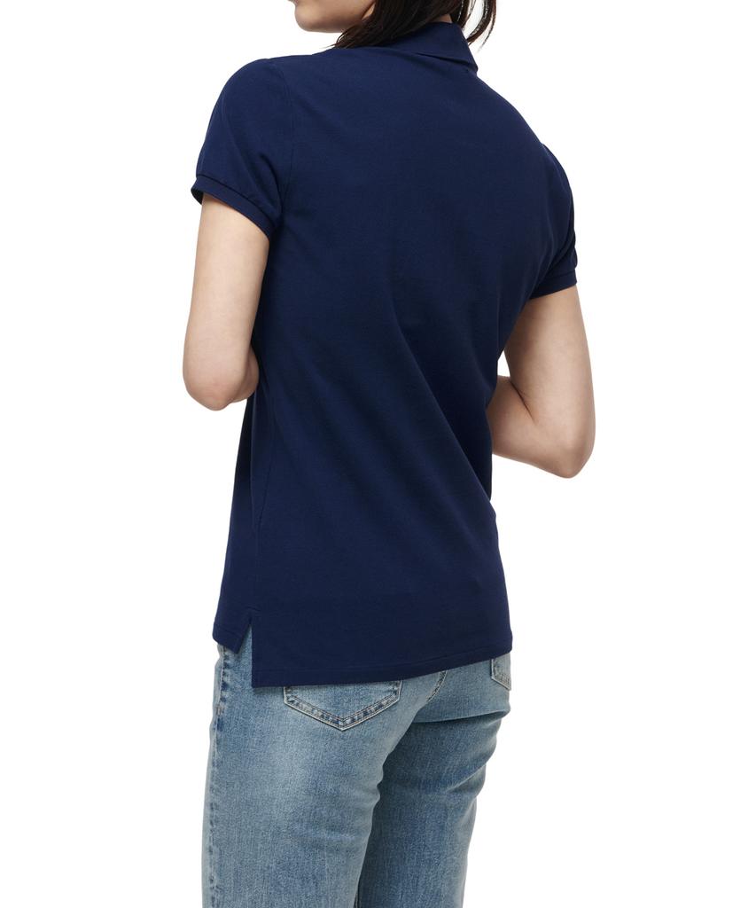 POLO RALPH LAUREN W Slim Fit Mesh Polo - Navy