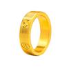 2026 Vietnamese Sand Gold Brushed Rice Pattern Ring: Ancient Method, Luxurious High-End Feel