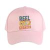 Vintage REEL COOL GRANDPA Fishing Woman Man Baseball Cap Adult Adjustable with Curved Brim Hiking Fishing Hat duckbill cap