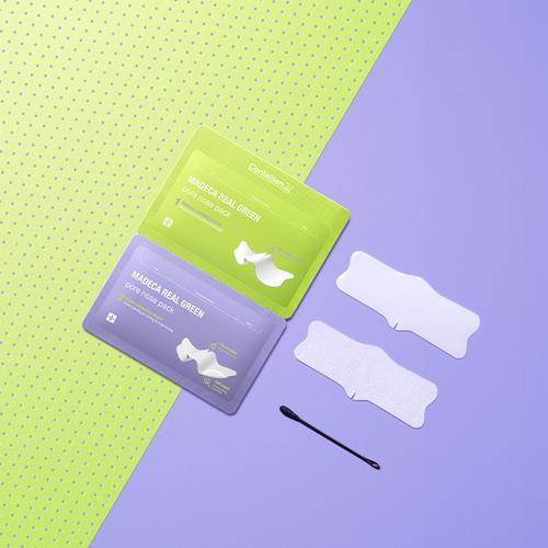 Набор для очищения носа Madeca Real Green Pore Nose Pack (5 упаковок) 2 коробки