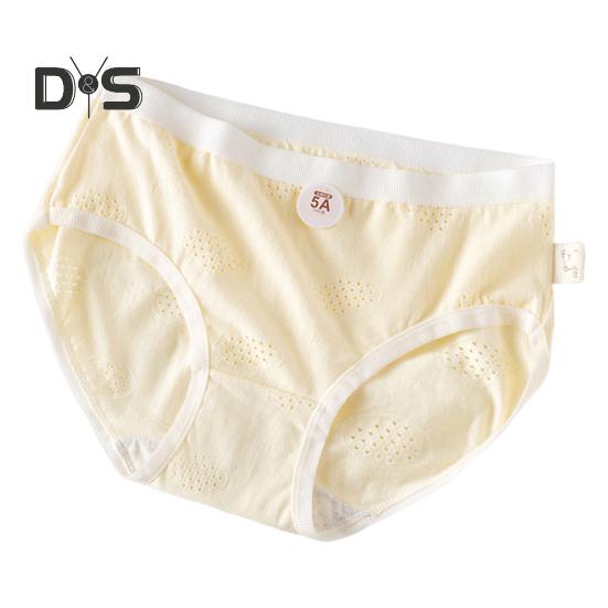 Трусики для школьников, бесшовные, со средней талией, с высокой эластичностью, с отверстиями, с хорошей воздухопроницаемостью, однотонные, облегающие, тонкие, повседневные, спортивные трусы для женщин