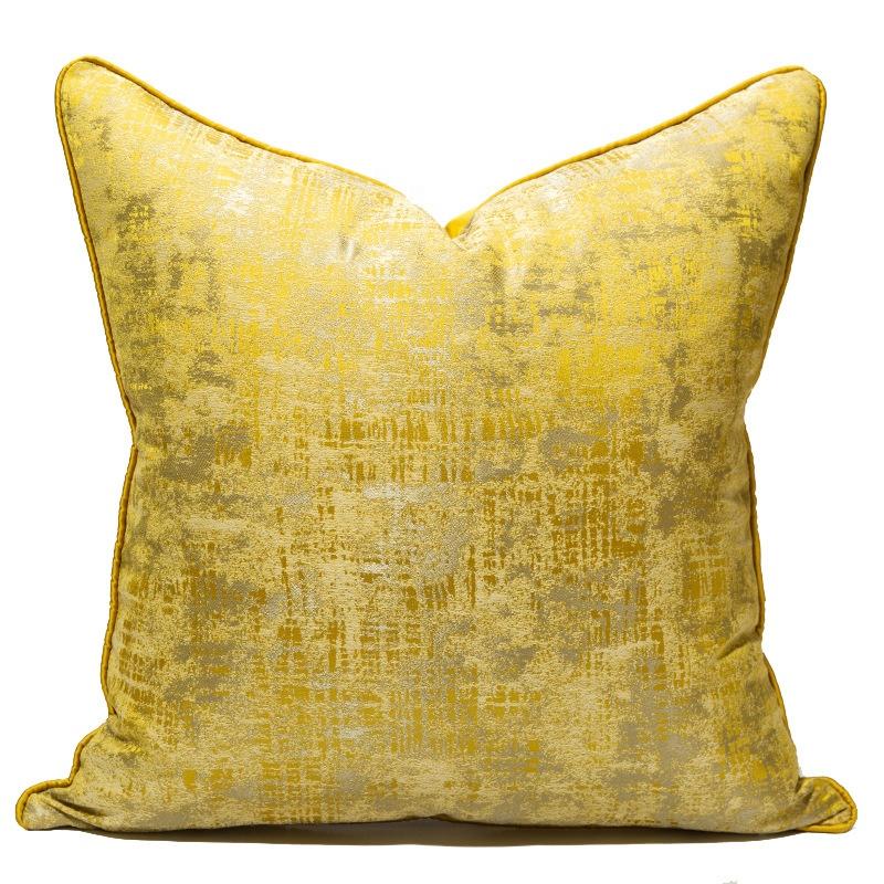 Home Decoration Throw Pillows the Latest Polyester Hotel Home Pillowcase 50*50 Christmas Gift Gold Cushion Cover Pillow Cover