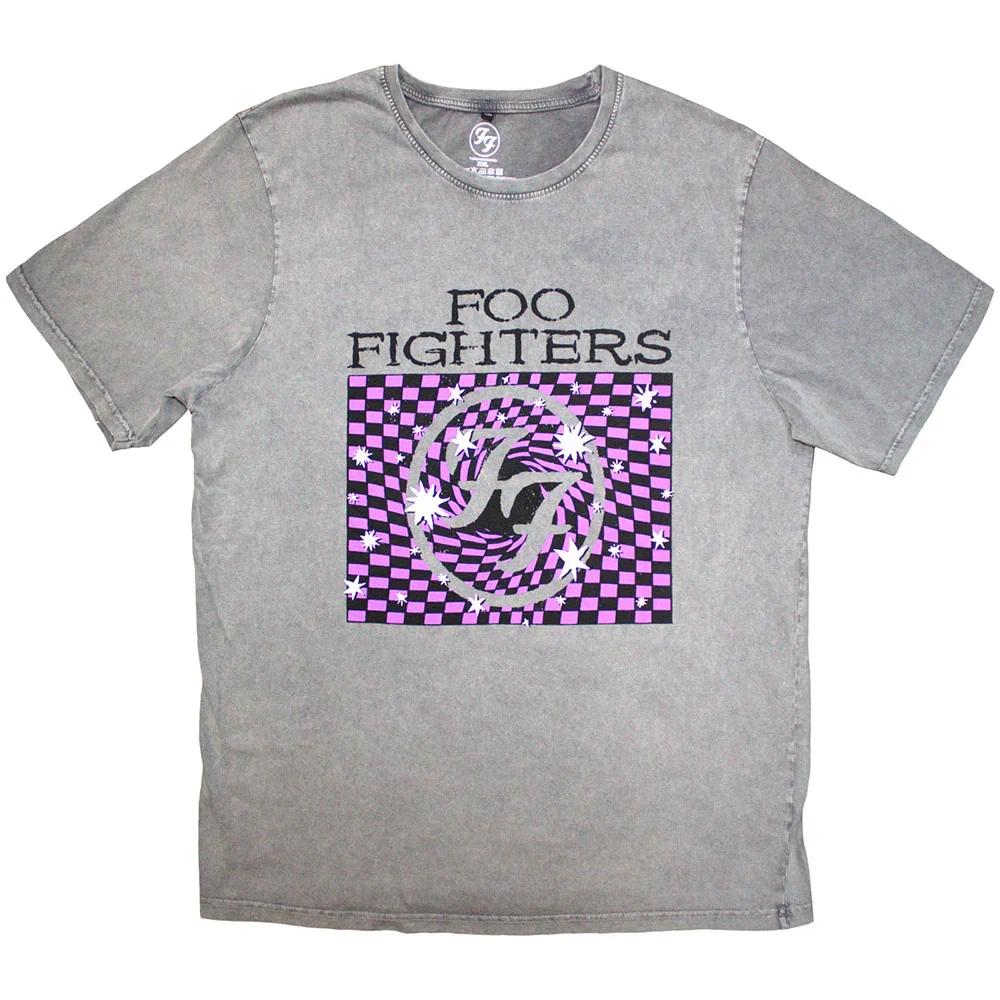 Футболка Foo Fighters Stone Wash: FF 4 (серый) ОФИЦИАЛЬНАЯ НОВОСТЬ