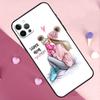 Чехол для телефона 'Мама и дочь' коричневый для iPhone 17 Pro Max 11 14 15 16 Pro Max Plus 12 13 Mini 17 Air 16e Задняя крышка