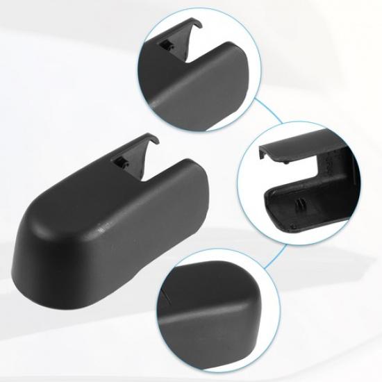 Car Rear Windshield Wiper Arm Cover Cap Black Single For Nissan Cube
