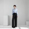 Ai Xuan, Black Loose-fitting Wide-leg Pants, Autumn Pants, Women's Summer High-waisted Commuting and Thin Suit Pants.