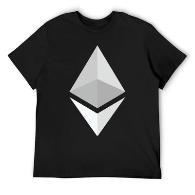 Футболка со световым логотипом Ethereum роскошная футболка одежда на День святого Валентина большие размеры смешные подарки футболки для мужчин с принтом