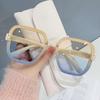 New Vintage Square Sunglasses Women Men Brand Rectangle Sun Glasses Female Oval Eyewear Oculos De Sol for Male Female Eyeglasses