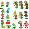Новые Игровые Фигурки-Конструкторы Plants vs Zombies PVZ Растения Горохострел Подсолнух Аниме Набор для Детей Конструктор