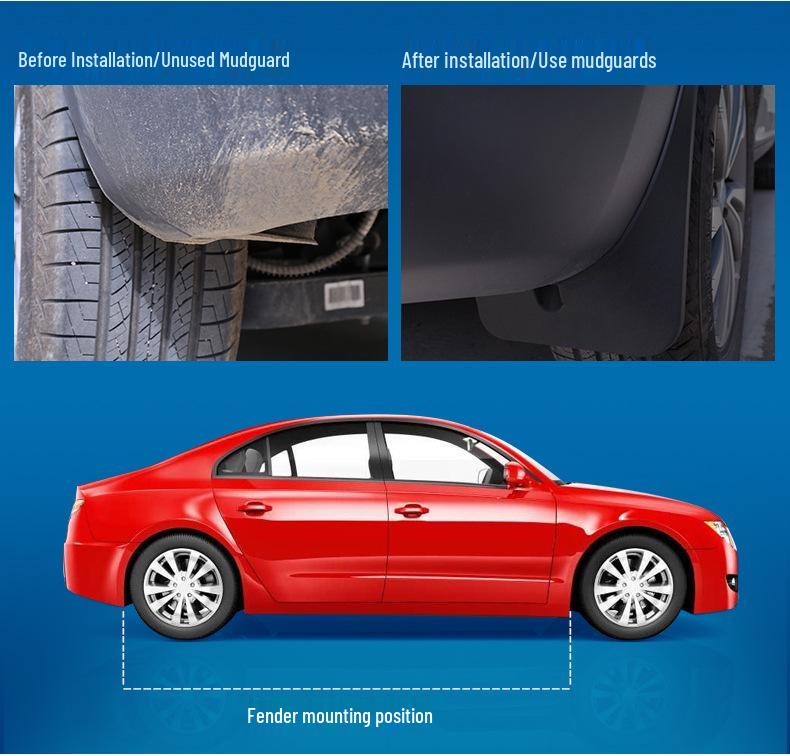 Mudguards for Mitsubishi Airtrek, Outlander, ASX, Eclipse