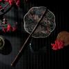 Аксессуары для веера-одежды периода Воюющих царств, Веер-меч в древнем стиле, Эфирный новый китайский стиль, Древний реквизит для фотосессии в стиле Ханьфу, Кисточка Фиолетовый бамбук Длинный