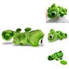 Color-changing Chameleon Plush Toy With Long Hair 16cm Size