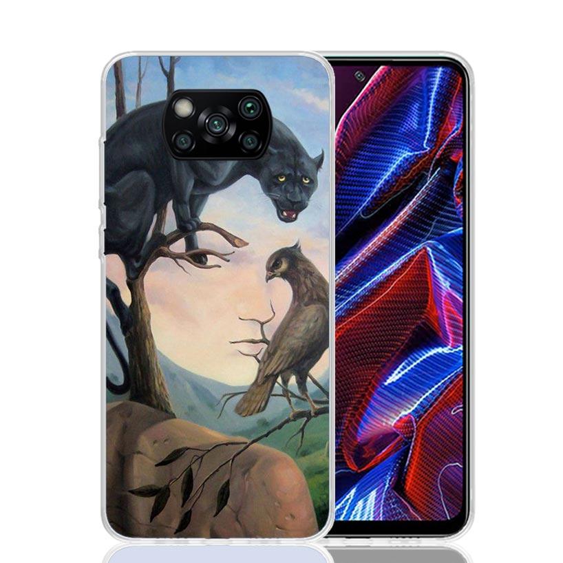 Salvador Dali Art Phone Case For Xiaomi Poco F7 Ultra X7 X6 Pro X5 Redmi 15 15C 13 13C 12 12C 10 10A 10C 9 9A 9C 9T Shell Poco X
