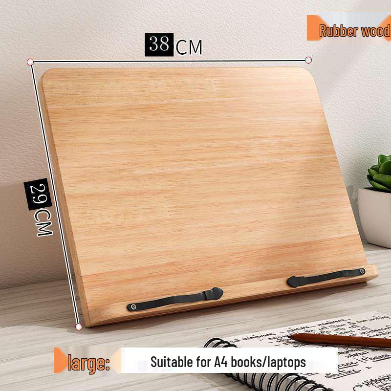 Настольная подставка для книг с зажимами для чтения и фиксированной поддержки книги