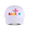 Happy Easter Colorful Cross Baseball Cap Fashion Unisex Sunhat Womens Outdoor Sports