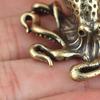 1/2/3/4 шт. Латунная фигурка осьминога Металлическая резьба Статуэтка осьминога Скульптура морского животного Украшение фэн-шуй Настольное украшение для дома и офиса