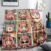 Anya Forger Flannel Blanket Comfortable Print Cozy Warm for Bed Chair Picnic Travel Bedroom Sofa.-TING