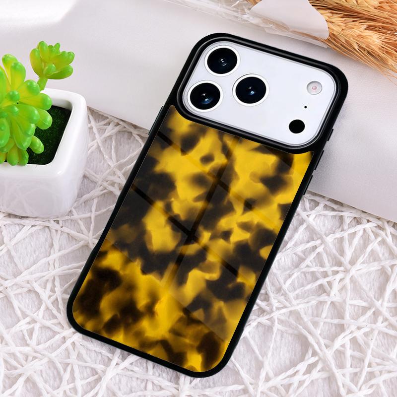 Ударопрочный чехол для телефона с узором «черепаховый панцирь» для iPhone 17 Air 16e 15 11 12 14 13 Pro Max Cover Coque